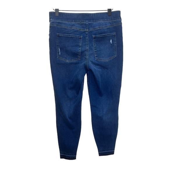 SPANX® Distressed High Waist Ankle Denim Leggings Size L - Picture 8 of 13